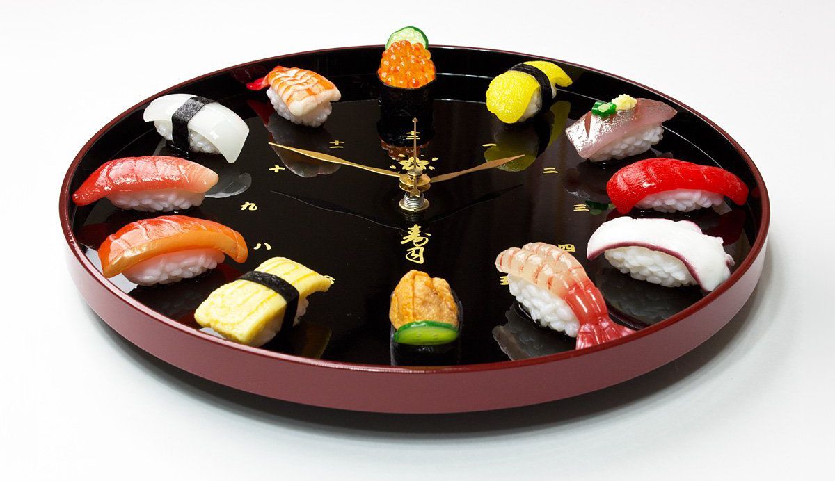 寿司の掛け時計